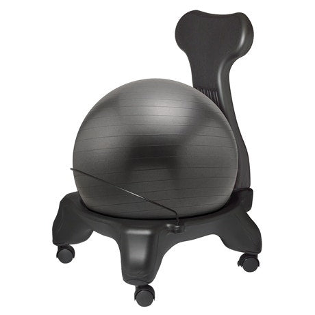 Fit-Chair Fitness Ball Chair with Back Rest