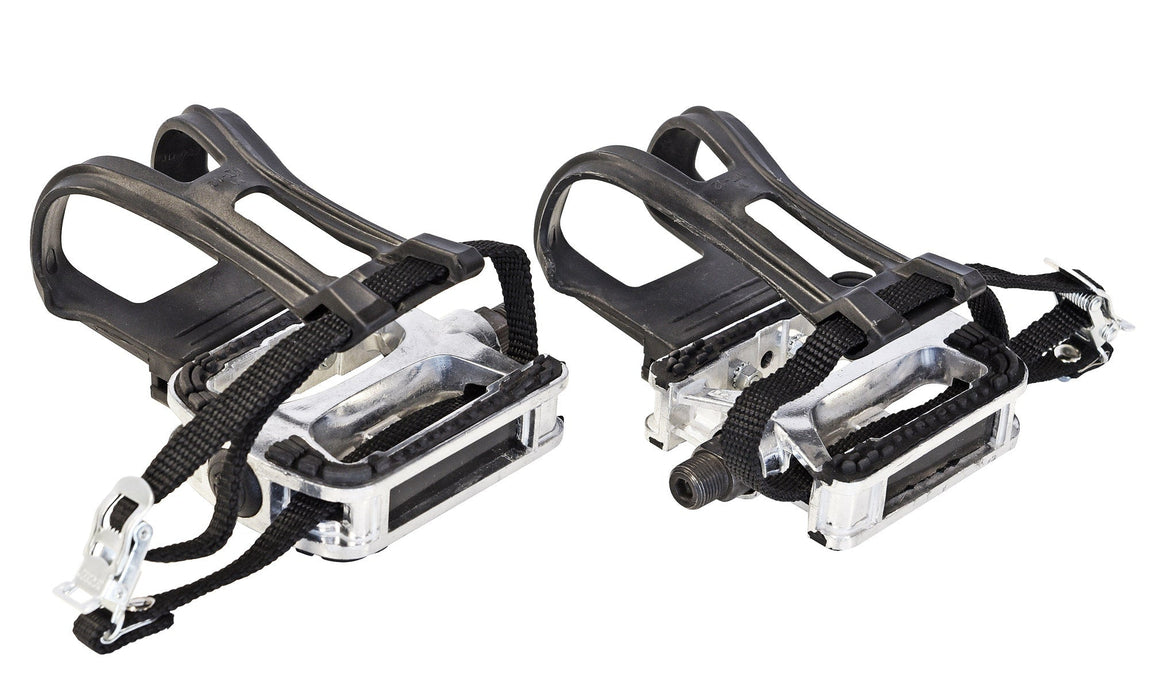 Northern Lights Pedals - 9/16" with Toe Clips (Pair)