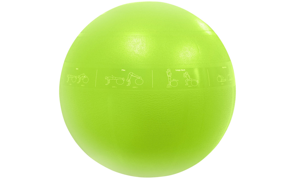 Northern Lights Anti-Burst Gym Ball 55cm, Printed, Green