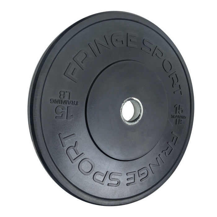 Olympic Bumper Plate, Black, Blemished, 15lbs