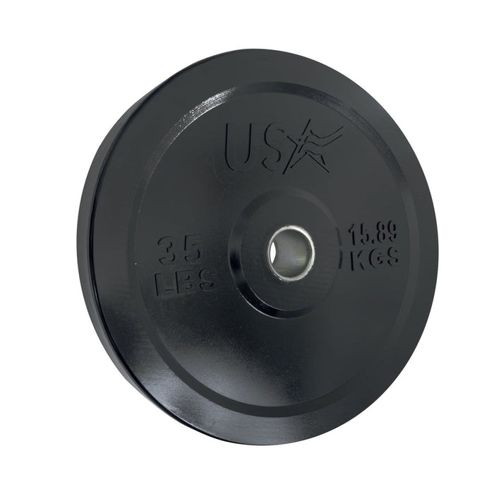 Olympic Bumper Plate, Black, Blemished, 35lbs
