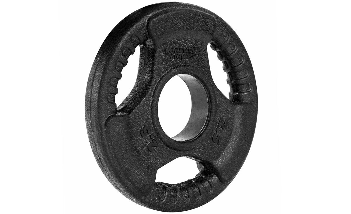 Northern Lights Olympic Rubber Coated Weight Plate, 2.5lbs