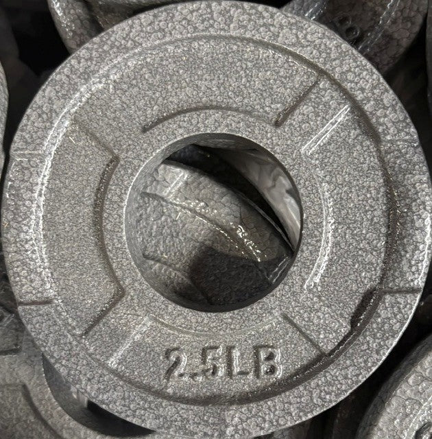 2.5 LBS OLYMPIC STEEL WEIGHT PLATE