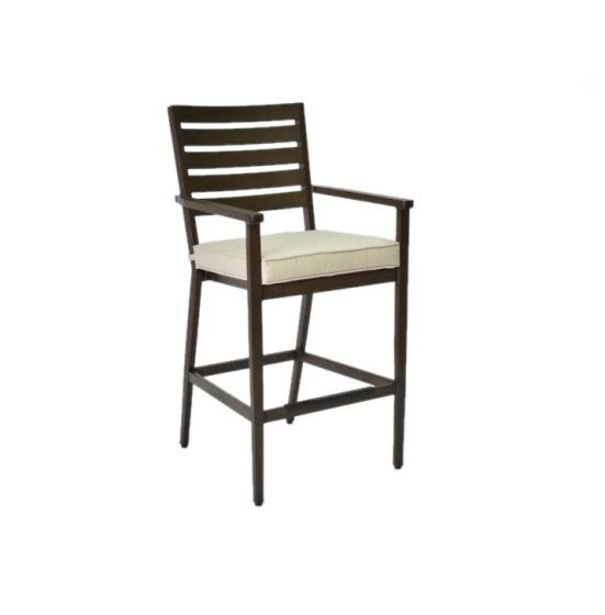 ADELINE BAR HEIGHT ARM CHAIR INCLUDING CUSHION