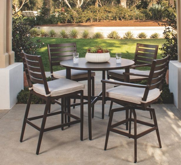 ADELINE BAR HEIGHT ARM CHAIR INCLUDING CUSHION