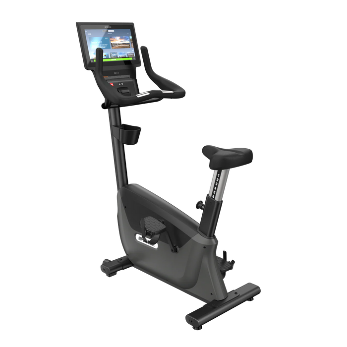 PRECOR 600 SERIES P84 CONSOLE UPRIGHT LIGHT COMMERCIAL BIKE