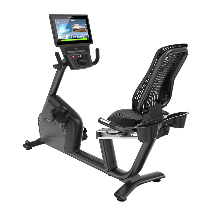 PRECOR 800 SERIES P84 CONSOLE RECUMBENT HEAVY COMMERCIAL BIKE