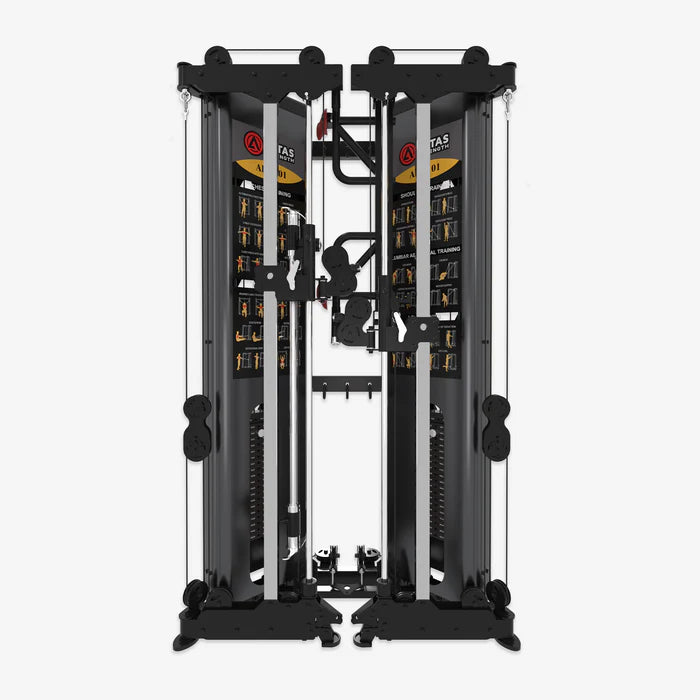 ALTAS Folding Home Gym Smith Machine Functional Gym w/ Squat Rack AL-3101