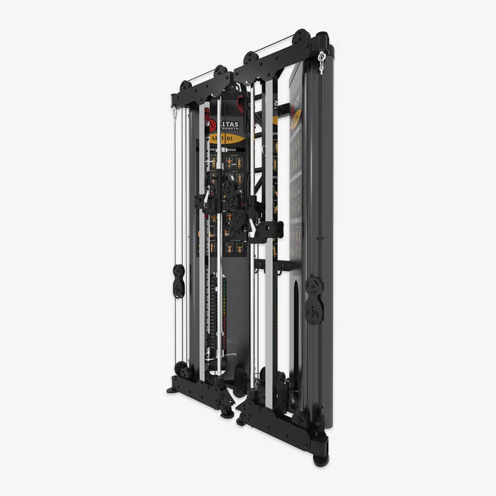 ALTAS Folding Home Gym Smith Machine Functional Gym w/ Squat Rack AL-3101