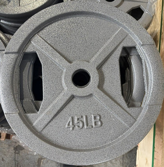 45 LBS OLYMPIC STEEL WEIGHT PLATE
