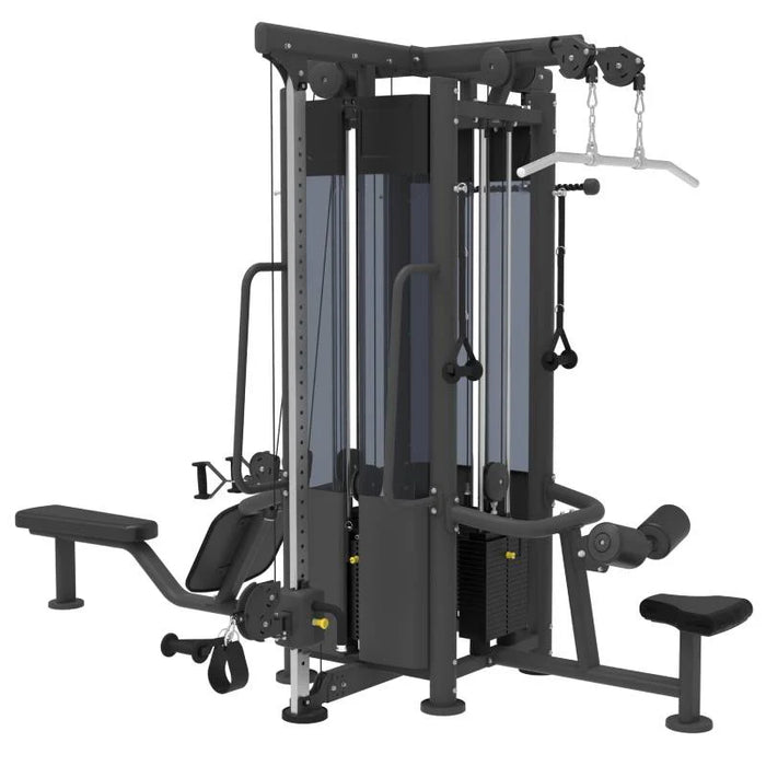 EL 9527 4 STATION WITHOUT SHROUD MERCURY 295LBS BLACK COMMERCIAL GYM