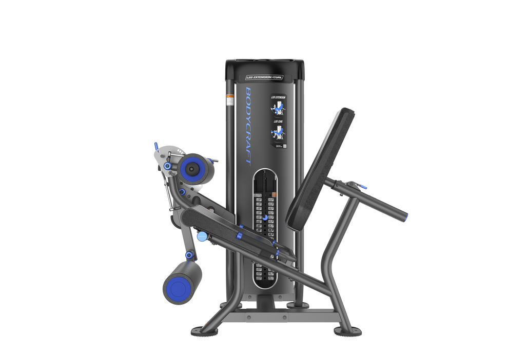 BODYCRAFT LEG EXTENSION AND LEG CURL MACHINE