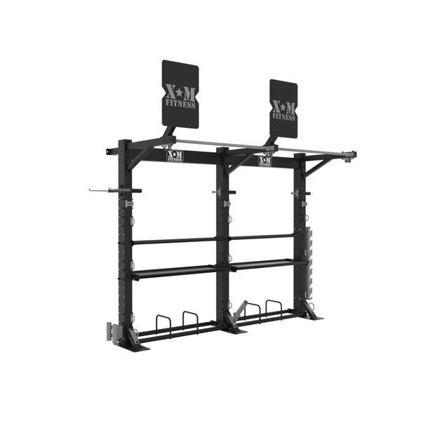 XM Modular Studio Series - Double Bay - LOADED SKU: KIT1513 COMMERCIAL GYM RACK