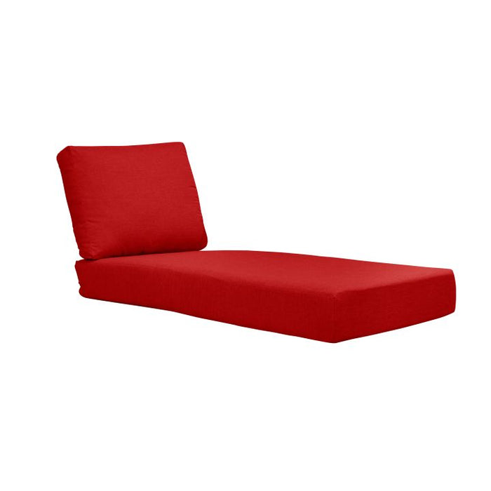 JOCKEY RED DEEP SEATING CUSHION SET, CHAISE EXTENSION CUSHION SET DSC05