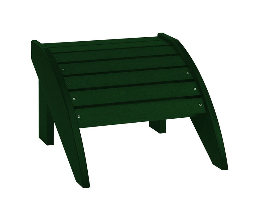 FOOTSTOOL F01 VINTAGE FOREST GREEN