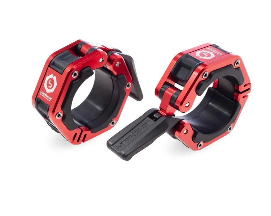 RED LOCK-JAW FLEX OLYMPIC WEIGHT COLLARS