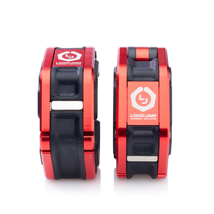 RED LOCK-JAW FLEX OLYMPIC WEIGHT COLLARS
