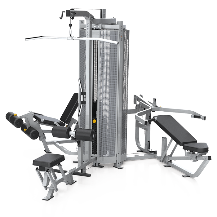 USED MATRIX VARSITY 3 STACK MULTI COMMERCIAL GYM