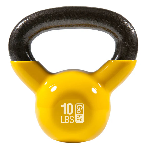 GOFIT VINYL DIPPED 10LBS KETTLEBELL