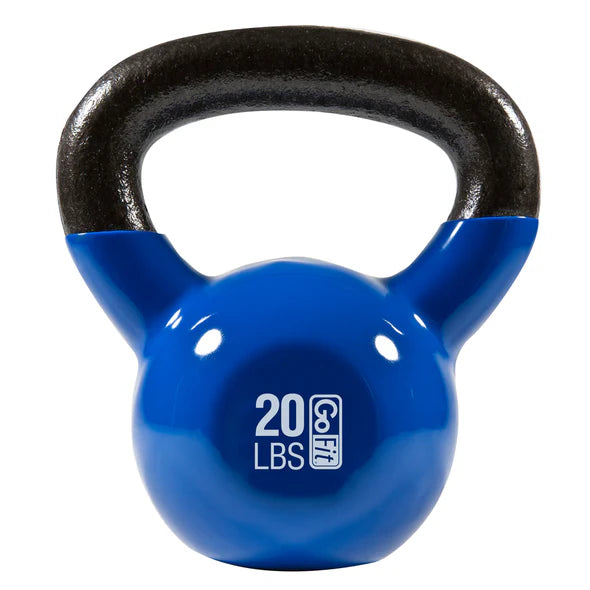 GOFIT KETTLEBELL VINYL DIPPED 20 LBS