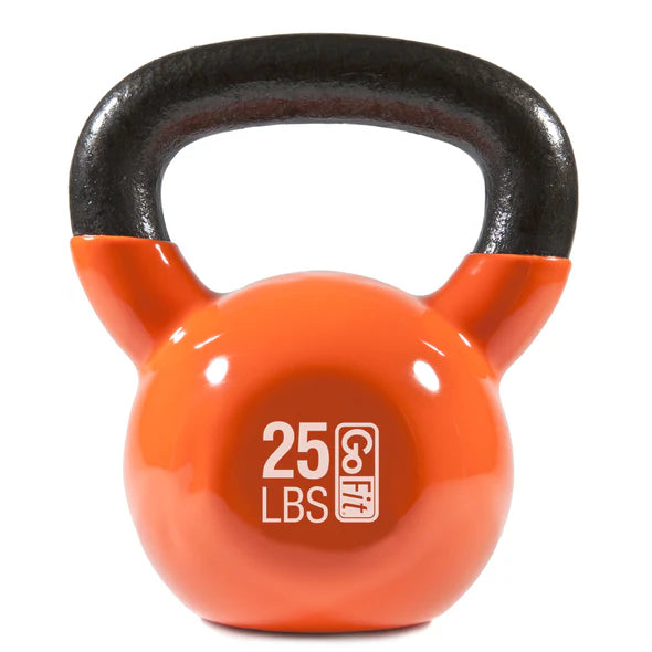 GOFIT KETTLEBELL VINYL DIPPED 25 LBS