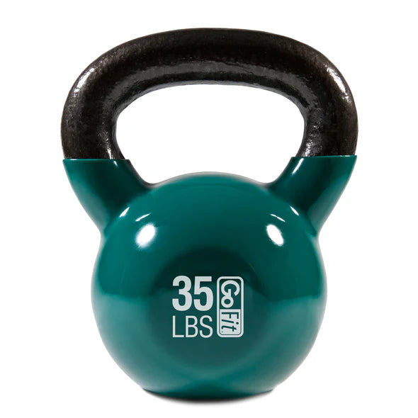 GOFIT KETTLEBELL VINYL DIPPED 35LBS