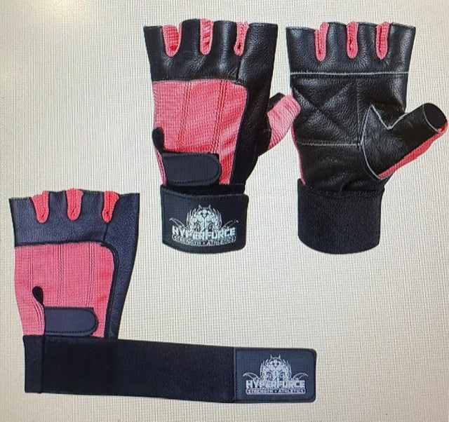 HYPERFORCE Lifting gloves w/ Wrist Wraps(black) MED