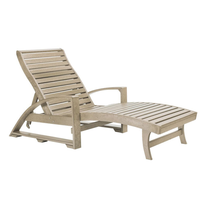 Beige St. Tropez Chaise Lounge