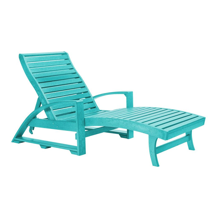 Turquoise St. Tropez Chaise Lounge