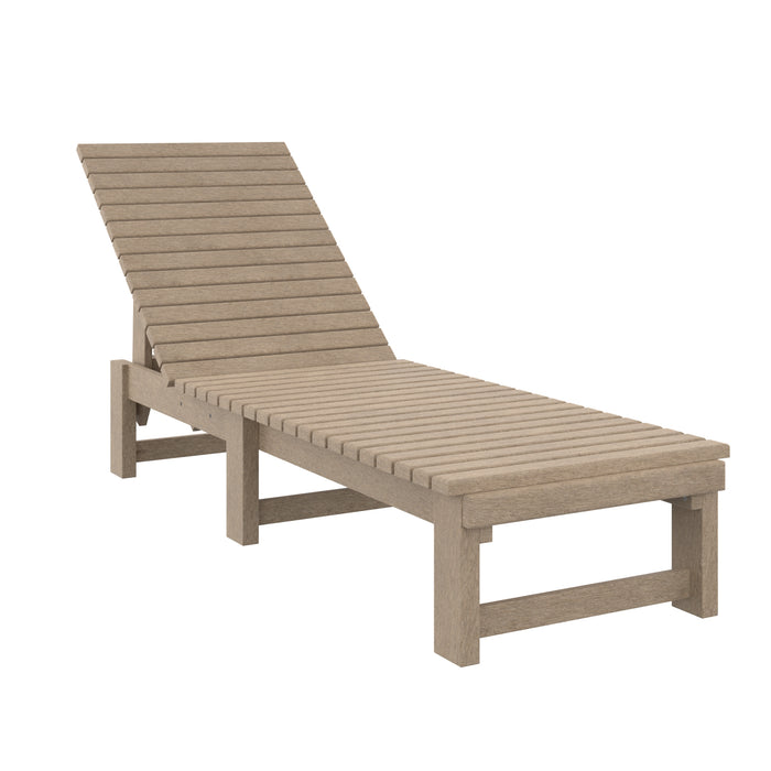 ARMLESS CHAISE LOUNGE BEIGE