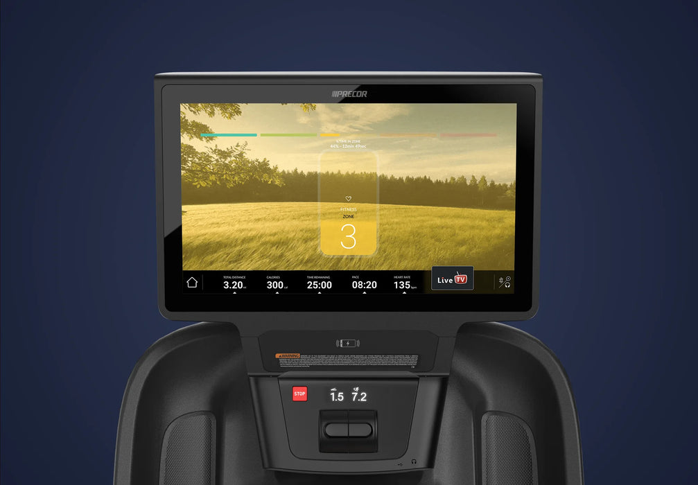 PRECOR 800 SERIES P84 CONSOLE HEAVY COMMERCIAL TREADMILL