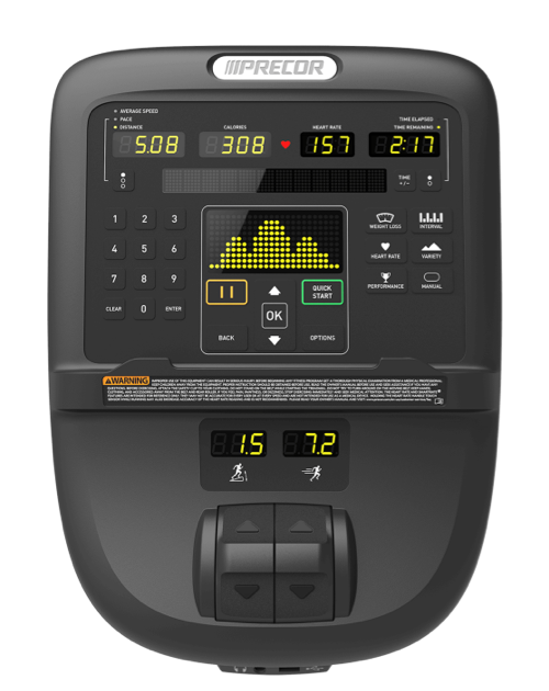 PRECOR BREAKAWAY STM 837 COMMERCIAL TREADMILL