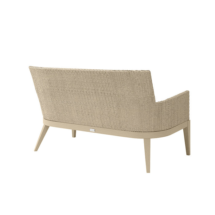 ** NEW SIENNA LOVESEAT BARLEY WEAVE/ FLAX FRAME**