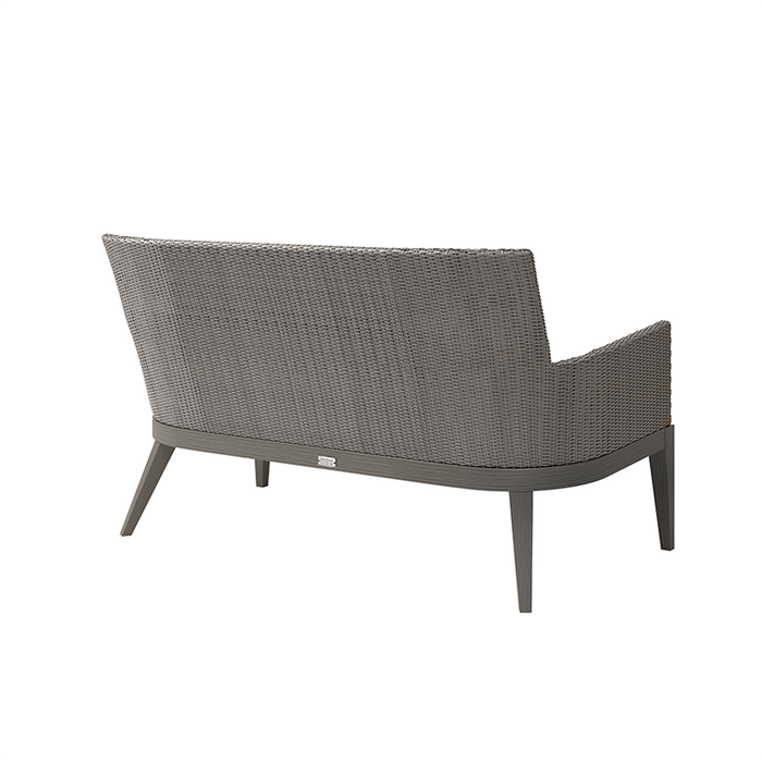 ** NEW SIENNA LOVESEAT FOG WEAVE/ SMOKE FRAME**
