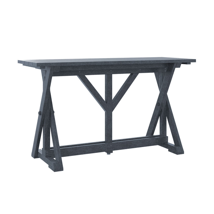 SLATE GREY HARVEST 72" BAR TABLE T204