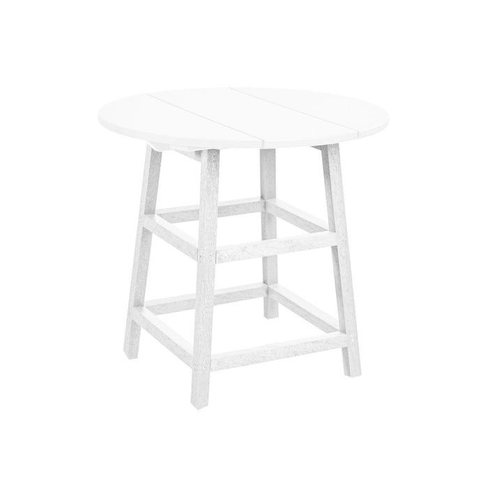WHITE DINING TABLE LEG TB02, 32" OR 40" ROUND TOP IS SOLD SEPARATELY