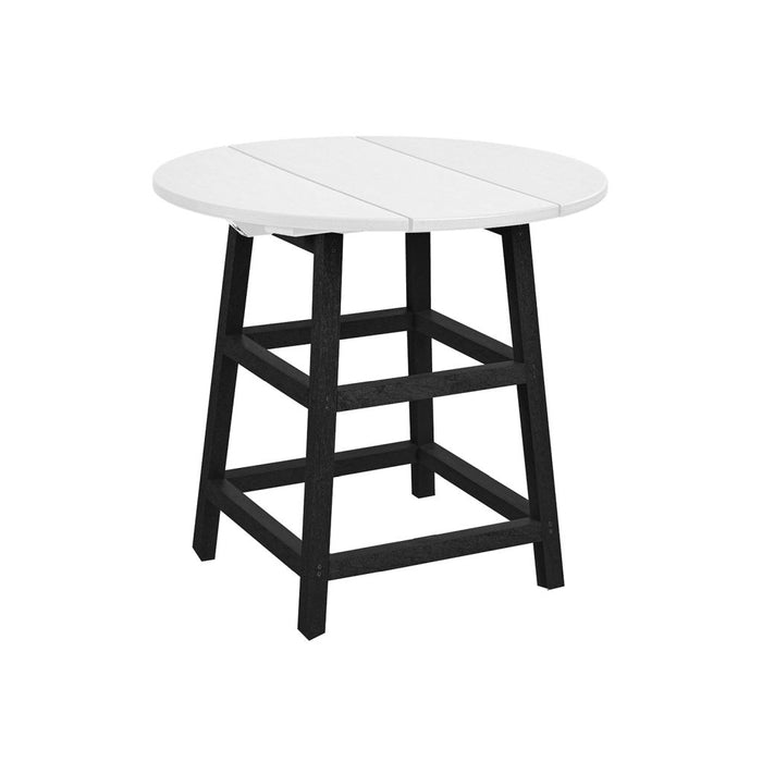 BLACK DINING TABLE LEG TB02, 32" OR 40" ROUND TOP IS SOLD SEPARATELY