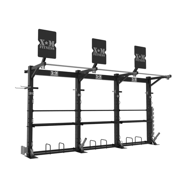 XM Modular Studio Series - Triple Bay - LOADED SKU: KIT1515 COMMERCIAL GYM RACK