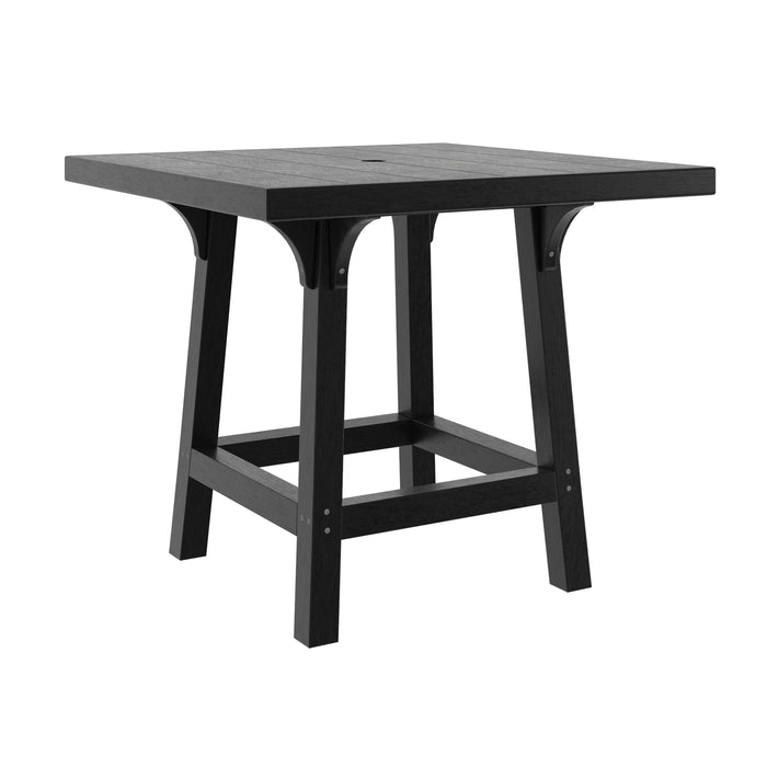 TT15 Black 36" Square Table Top, Legs Sold Separately