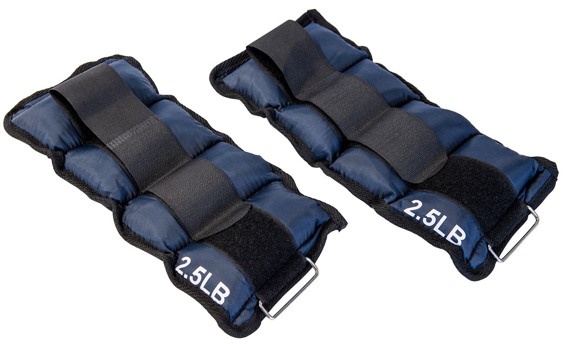 Ankle Weights, 2 x 2.5 lb each, 5 lb pair