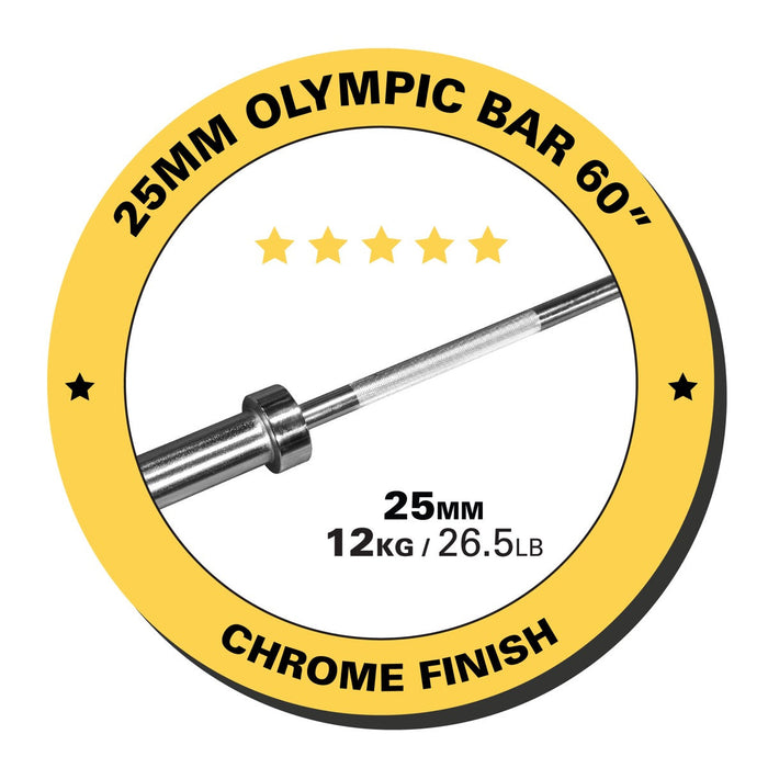 Olympic Bar, 60" - Chrome