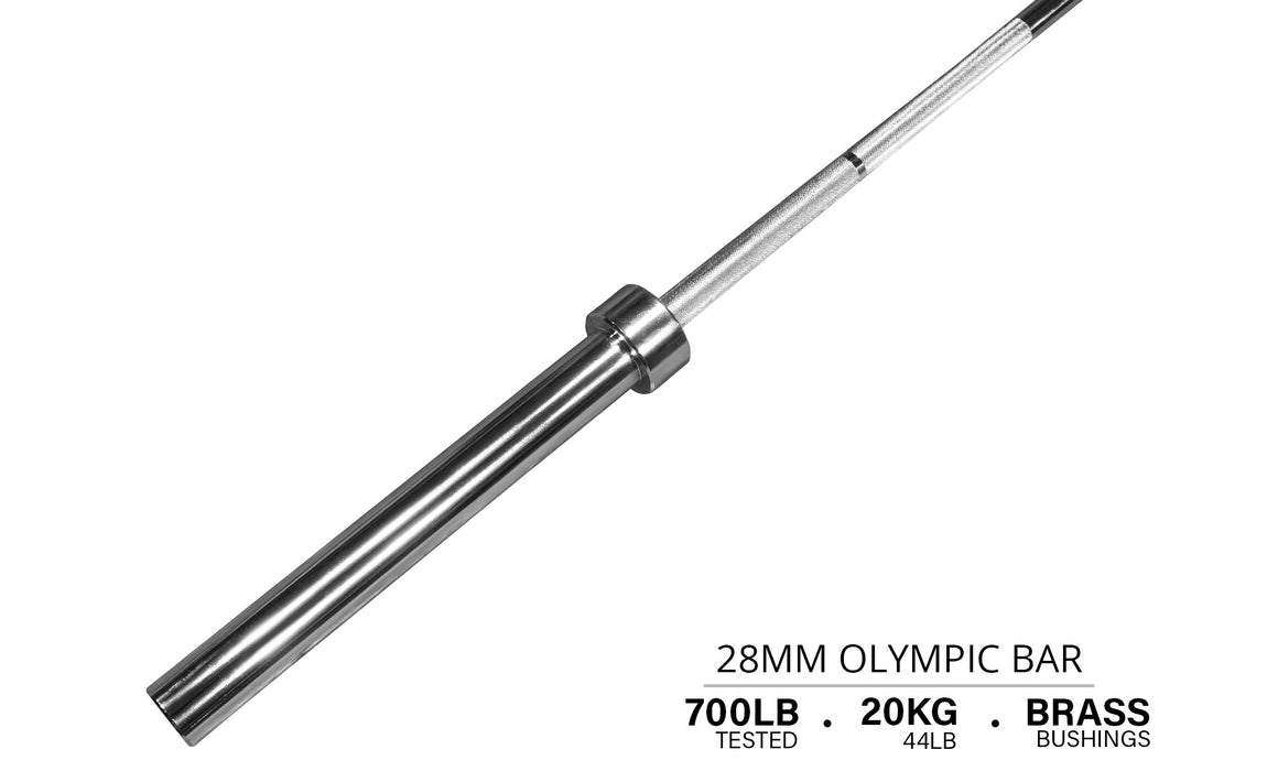 Olympic Bar - 86.5", 28mm, 44LB - 700LB Rating