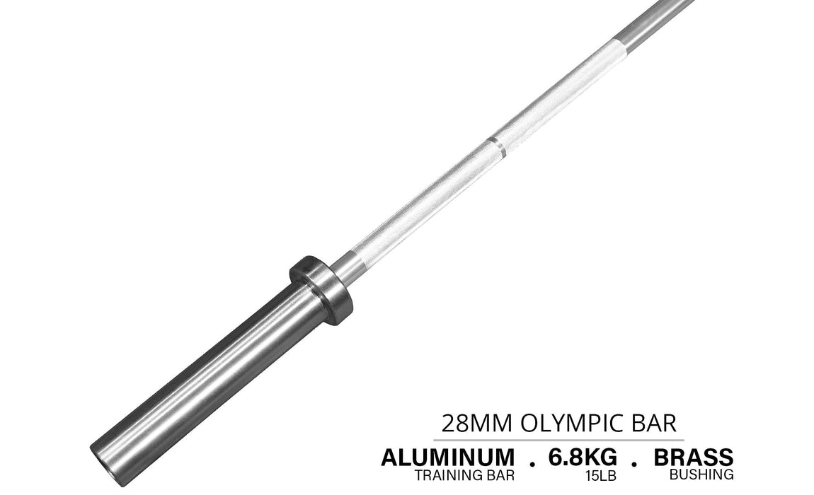 Aluminum Olympic Training Bar - 72", 15LB