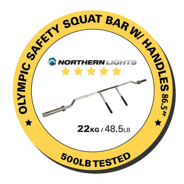 Olympic Safety Squat Bar with Handles