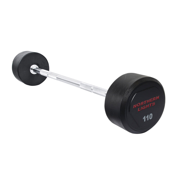 NL Logo Urethane Fixed Barbell, 110 lb