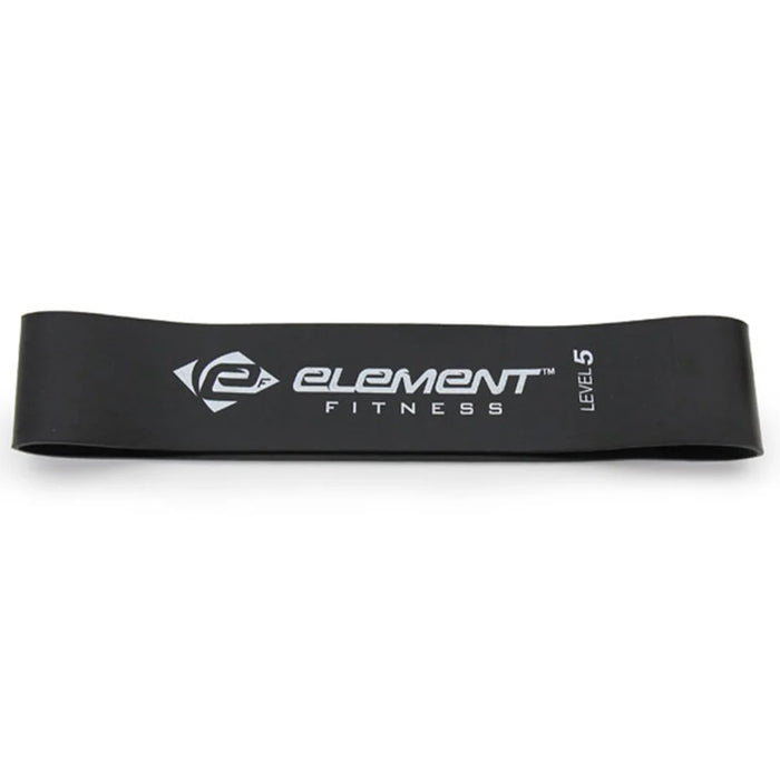 LEVEL 5 EXTRA HEAVY BLACK GLUTE BAND BY ELEMENT FITNESS