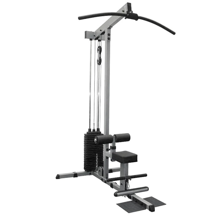 BODY SOLID LAT PULLDOWN AND LOW ROW WITH WEIGHT STACK