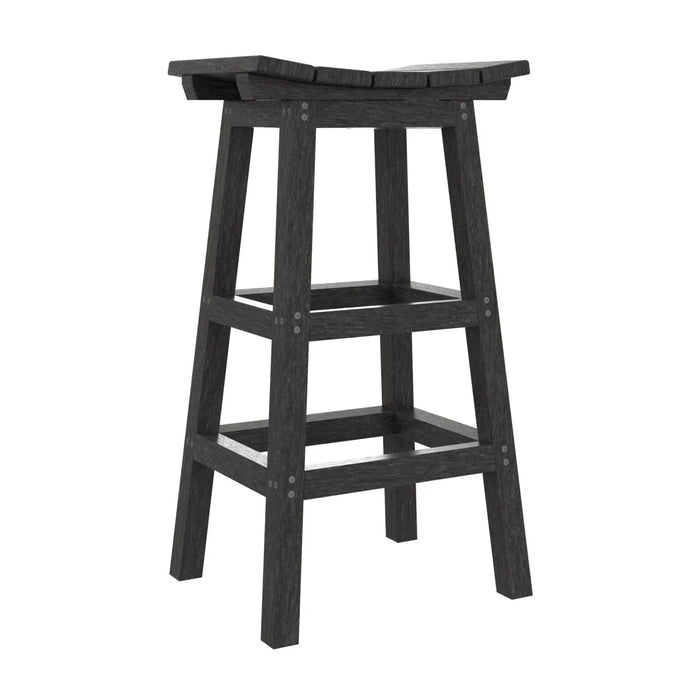 SADDLE BARSTOOL C27 GRANITE FRAME