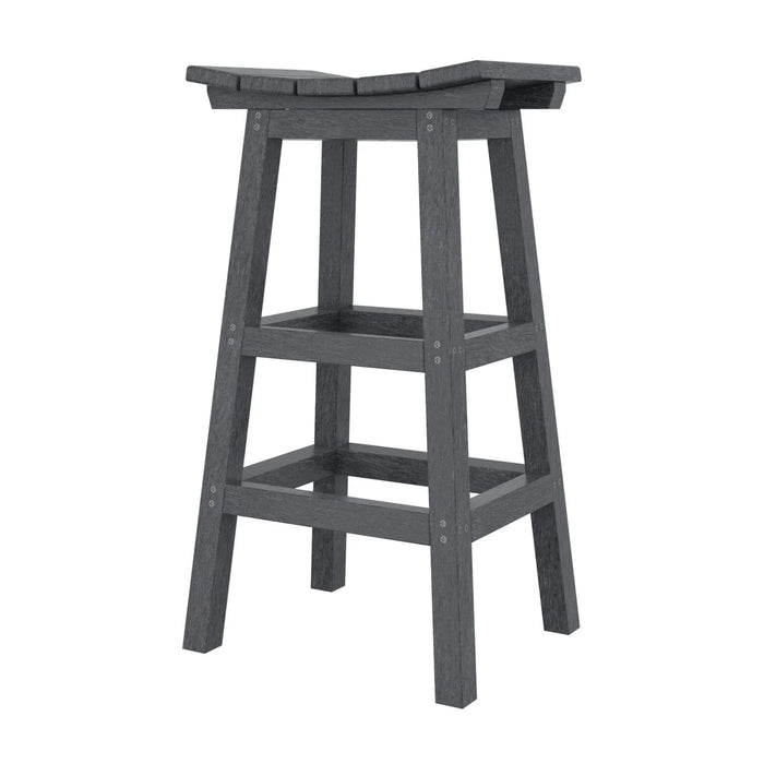 SADDLE BARSTOOL C27 CHOCOLATE FRAME