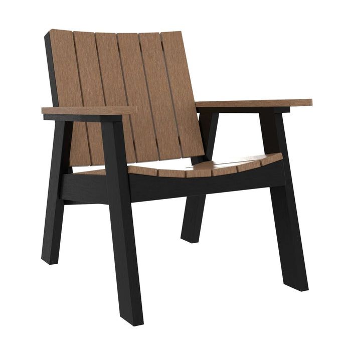 CUSHIONLESS CHAT CHAIR C41 TWO TONE DUNE/ BLACK FRAME